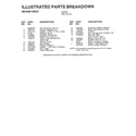 Weed Eater WE12536A mower deck page 2 diagram