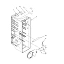 Whirlpool ED5LHEXTD00 refrigerator liner parts diagram