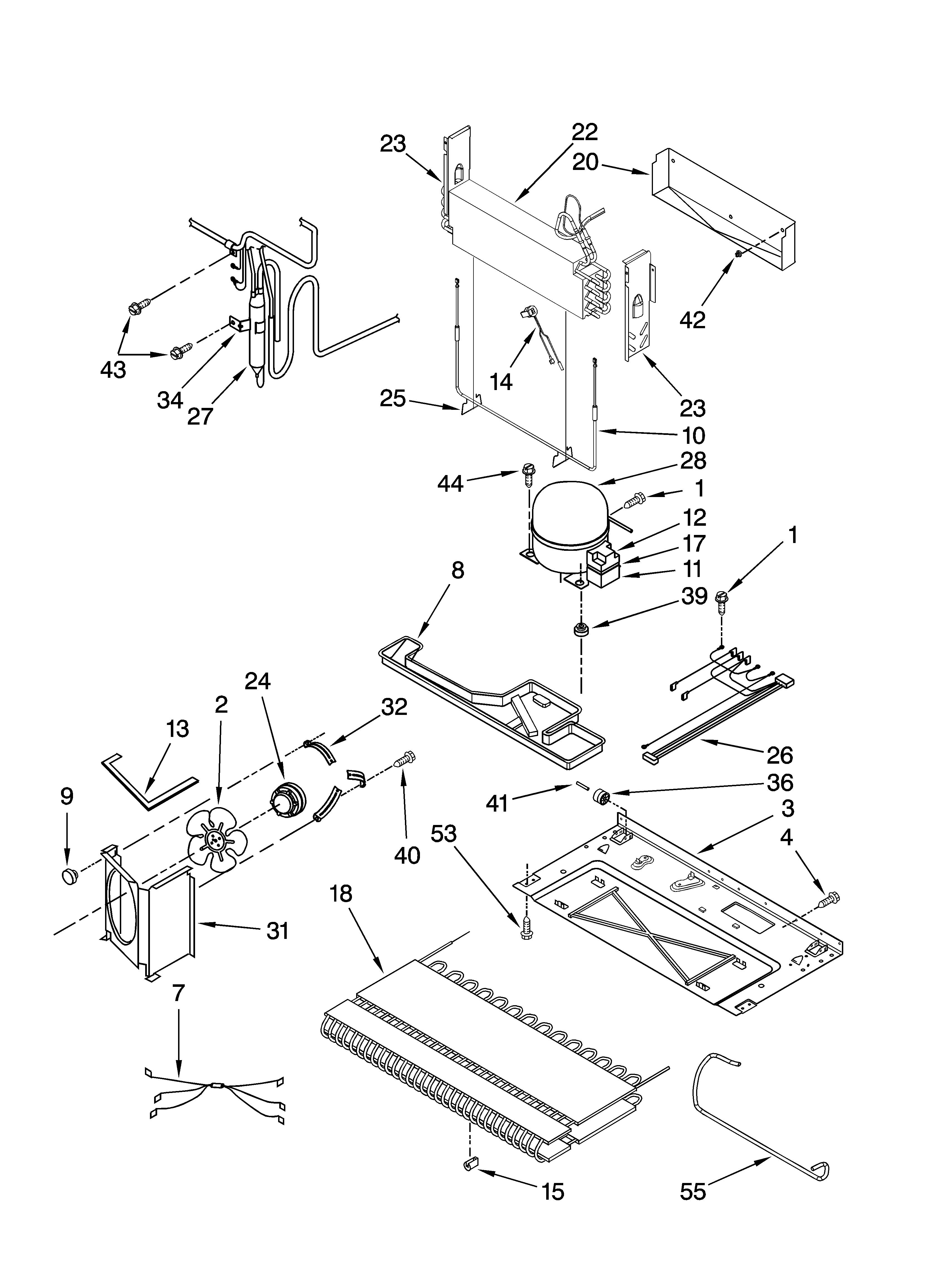 Whirlpool GB2SHDXTS00 unit parts diagram
