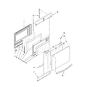 Whirlpool GY398LXPS03 door parts diagram