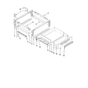 Whirlpool GY398LXPS03 drawer parts diagram