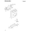 KitchenAid KUDC03FTSS0 door and panel parts diagram