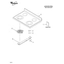 Whirlpool RF367LXSY2 cooktop parts diagram