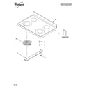 Whirlpool RF367LXSQ3 cooktop parts diagram