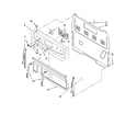 Whirlpool RF367LXSQ3 control panel parts diagram