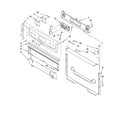 Whirlpool SF272LXTD1 control panel parts diagram