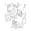 Whirlpool SF272LXTD1 chassis parts diagram