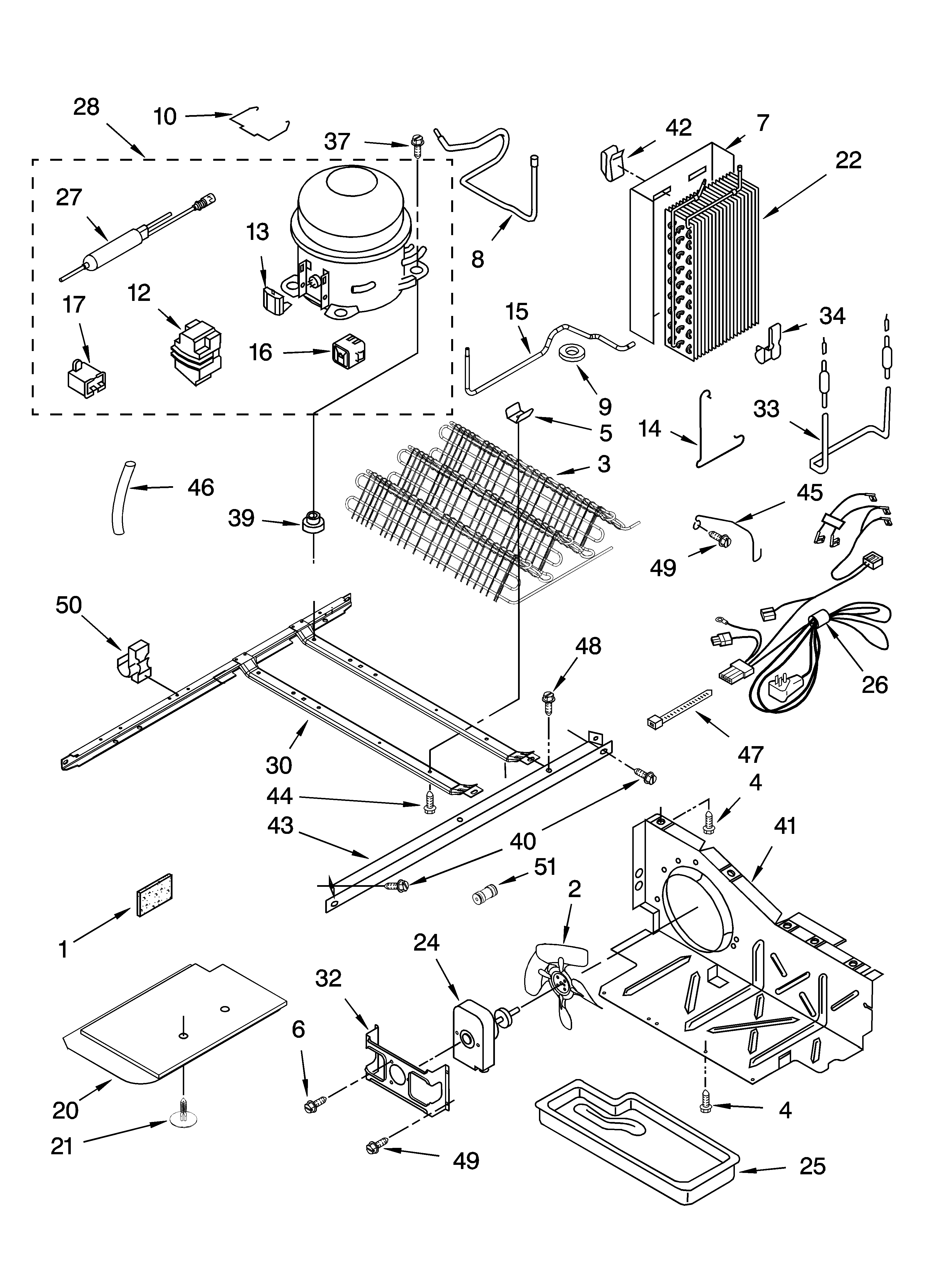 Estate TS22AFXKT07 unit parts diagram