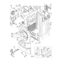 Whirlpool WED9200SQ0 cabinet parts diagram