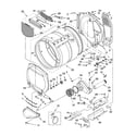 Whirlpool WED9200SQ0 bulkhead parts diagram