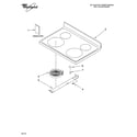 Whirlpool RF262LXST3 cooktop parts diagram
