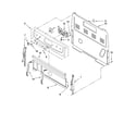 Whirlpool RF262LXST3 control panel parts diagram