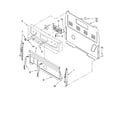 Whirlpool RF265LXTY1 control panel parts diagram
