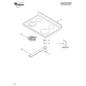 Whirlpool RF362LXTS2 cooktop parts diagram