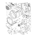 Whirlpool YWED8300SB0 bulkhead parts diagram