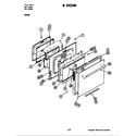 Jenn-Air W256W door (w256w) (w256w) diagram