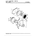 Jenn-Air W256W blower motor/convection (w256w-c) (w256w-c) diagram