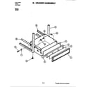 Jenn-Air SU130 drawer assembly diagram