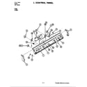 Jenn-Air S166 control panel diagram