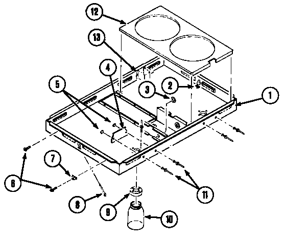 Jenn-Air C201 burner box diagram