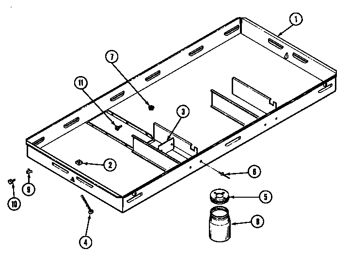 Jenn-Air 22401 body diagram