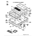 Jenn-Air CG200L top assembly diagram