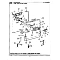Jenn-Air DU598B door (inner) (du486) diagram