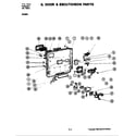 Jenn-Air DU498-C door assembly diagram