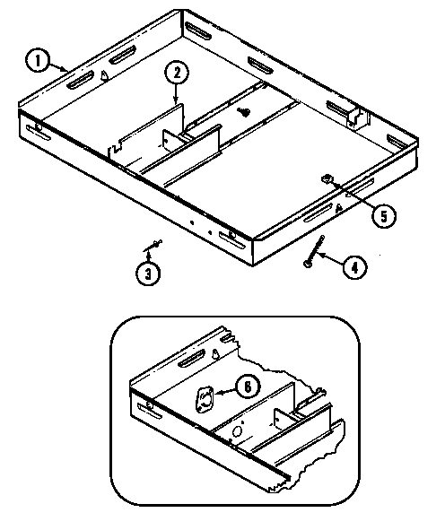 Jenn-Air CVE407W burner box assembly diagram