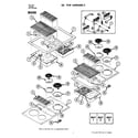 Jenn-Air R200 top assembly diagram