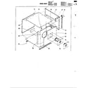 Jenn-Air 800181-C front closure assy. diagram