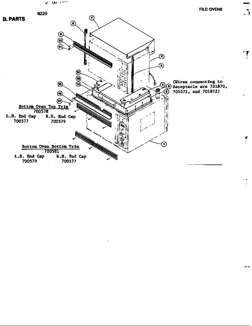 Jenn-Air 800263 door assembly diagram