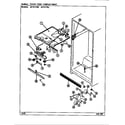 Jenn-Air JRTE175W/DJ31A fresh food compartment (b/m dj31a) diagram