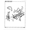 Jenn-Air JRTE175W/DJ31A optional ice maker (b/m dj32a) diagram