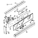 Jenn-Air WM236B control panel (lower) diagram