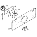Jenn-Air WM236B blower motor (cooling fan-lower) diagram