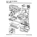 Jenn-Air JRT236/AJ95B fresh food compartment diagram