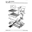 Jenn-Air JRT236/AJ95B freezer compartment diagram