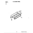 Jenn-Air S156W-C access panel (s156b-c) (s156b-c) diagram