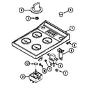 Jenn-Air C206W escutcheon assembly (c206) (c206) (c206-c) diagram