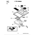 Jenn-Air C206W top assembly (c206b) (c206b-c) (c206w) (c206w-c) diagram