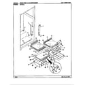 Maytag RTD21A-AH71F shelves & accessories diagram