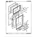 Maytag RTD21A-AH71F inner door diagram