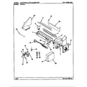 Maytag RTD21A-AH71F optional ice maker kit diagram