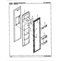 Maytag ERSW24A/AM85B freezer inner door diagram