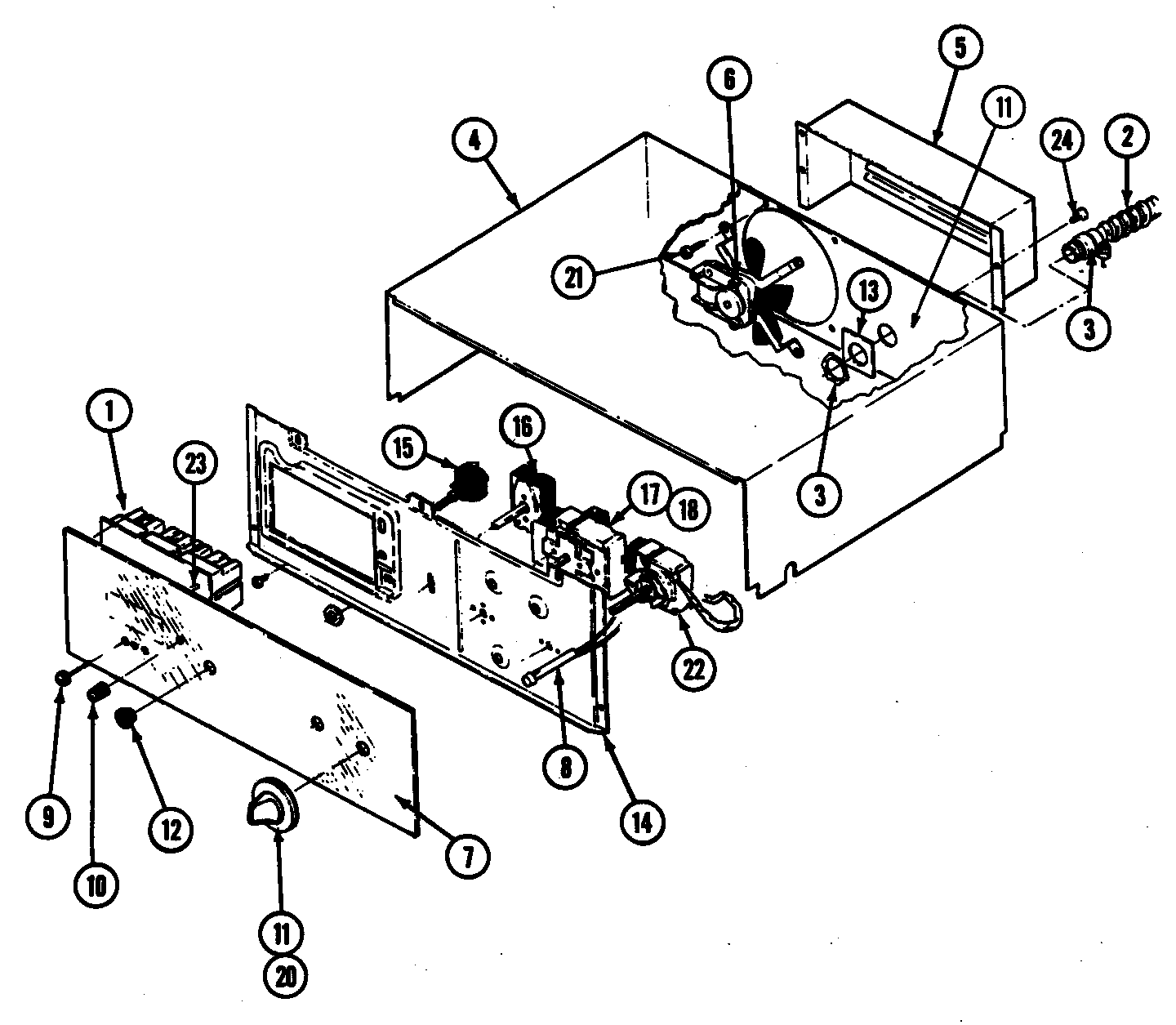 Maytag CWE4700BCE control panel diagram