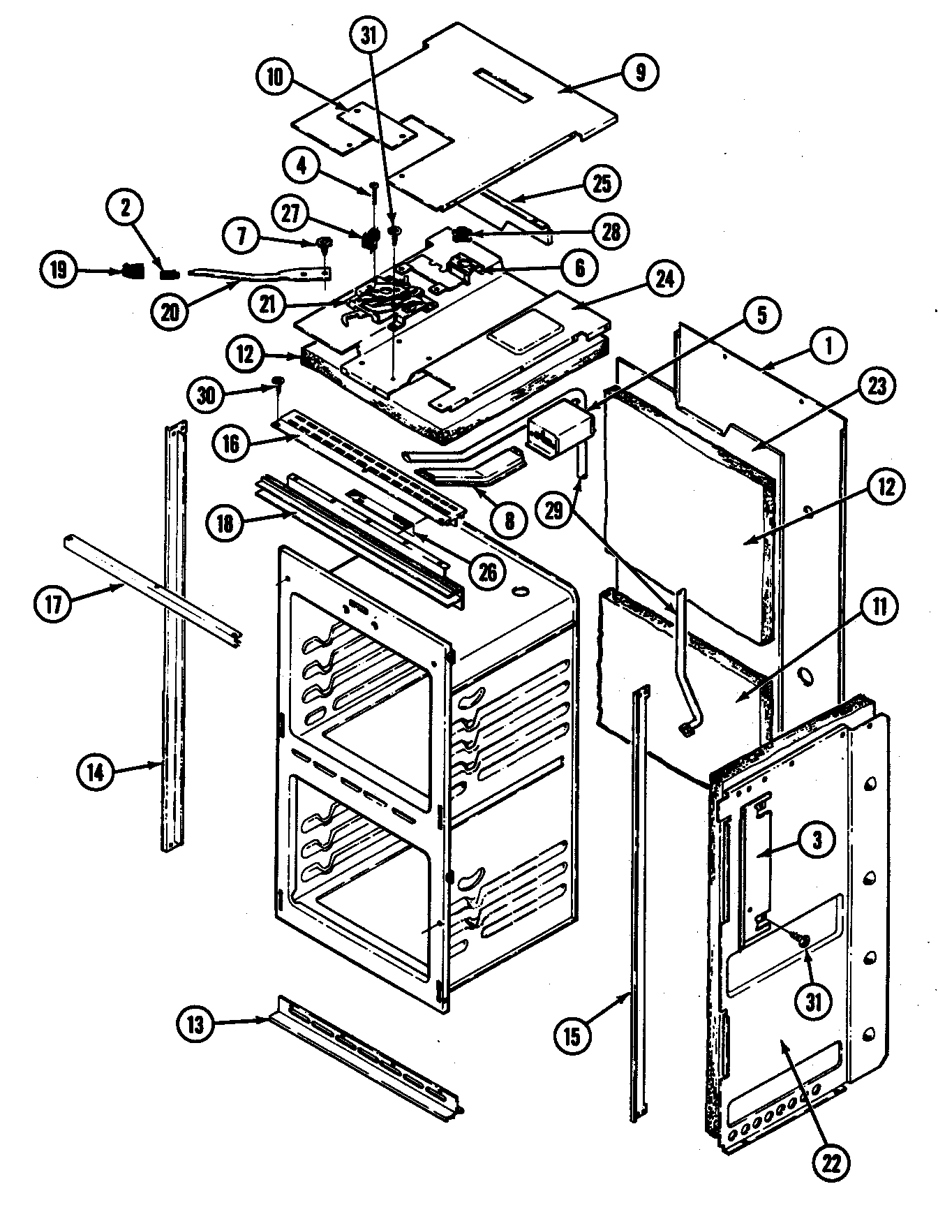 Maytag CWE4700BCE body (cwe5500) (cwe5500bcb) (cwe5500bce) diagram