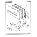 Maytag CNE2000ACL door/drawer diagram