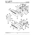 Maytag GCBG501 door/drawer diagram