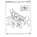 Maytag CRE7500ADW control panel (cre7500acl) (cre7500acw) (cre7500adl) (cre7500adw) diagram